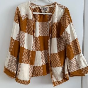 Ace & Jig Chase Cardi in Clove textile